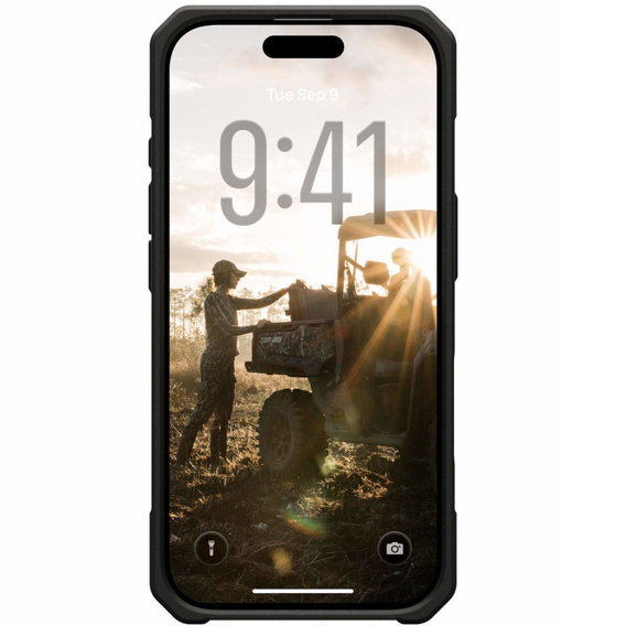 Urban Armor Gear Huse pentru iPhone 15 Plus, Monarch Pro Kevlar MagSafe, negru