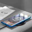 Husa pentru Samsung Galaxy S25 Ultra, Magnetic Dual Glass, albastru