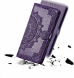 Cu clapetă pentru Samsung Galaxy M55 5G, Mandala, violet