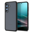 Carcasa Spigen pentru Samsung Galaxy S25+ Plus, Ultra Hybrid, negru / mat + sticlă temperată 9H