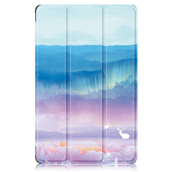 Huse pentru Lenovo Tab P11 Pro Gen 2 2022, Smartcase Pen Slot, deer in mountains
