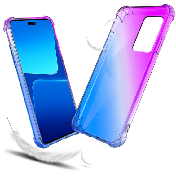 Husa pentru Xiaomi 13 Lite, Gradient Dropproof, Violet / albastru