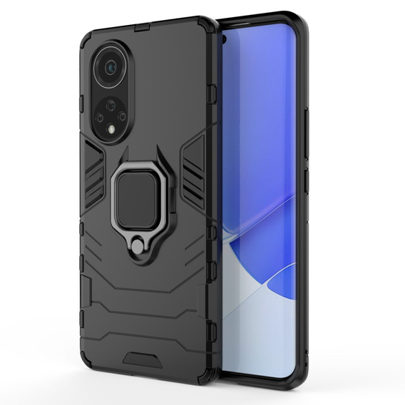 Huse pentru Huawei Nova 9, Kickstand Ring, negru