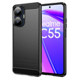 Huse pentru Realme C55, Carbon, negru