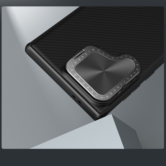 Husa pentru Samsung Galaxy S24 Ultra, blindată Nillkin, CamShield Prop, negru