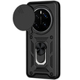 Husă blindată pentru Honor Magic 7 Pro, CamShield Slide, negru