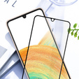 Amorus Full Glue Sticlă călită pentru Samsung Galaxy A25 5G, cadru negru