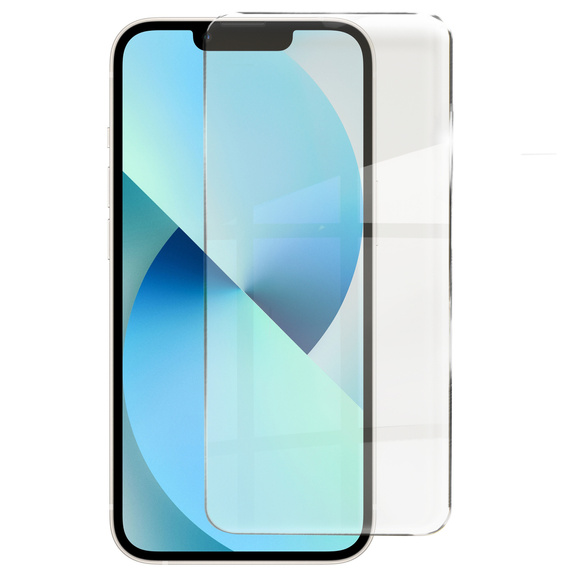 Husă pentru iPhone 13, pentru MagSafe, ERBORD Matt Case, albastru + sticlă pentru ecran