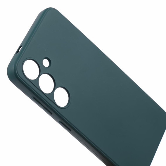 Husa pentru Samsung Galaxy S24+ Plus, Silicone Lite, verde închis
