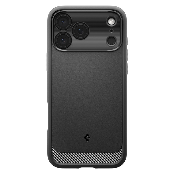 Carcasă Spigen Rugged Armor MagSafe pentru iPhone 17 Pro Max, negru mat