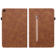 Husa pentru Lenovo Tab M10 10.1 Gen 3, Wallet Pen Slot, maro