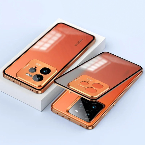 Carcasă pentru Realme GT 7 Pro, Frame Case, portocaliu