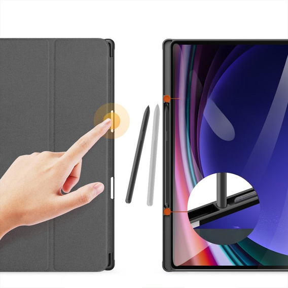 Husă pentru Samsung Galaxy Tab S10 Ultra, Dux Ducis Domo, negru