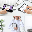 Husa pentru Samsung Galaxy Tab S10 Lite / S10 FE / S9 FE, Dux Ducis TOBY, negru