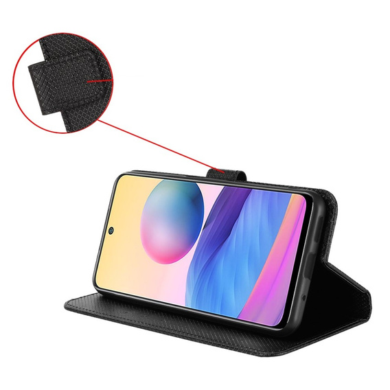 Husă flip pentru Motorola Moto G54 5G, Smart Magnet, negru