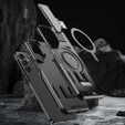 Carcasă pentru Samsung Galaxy A16, Military MagSafe with camera protection, negru
