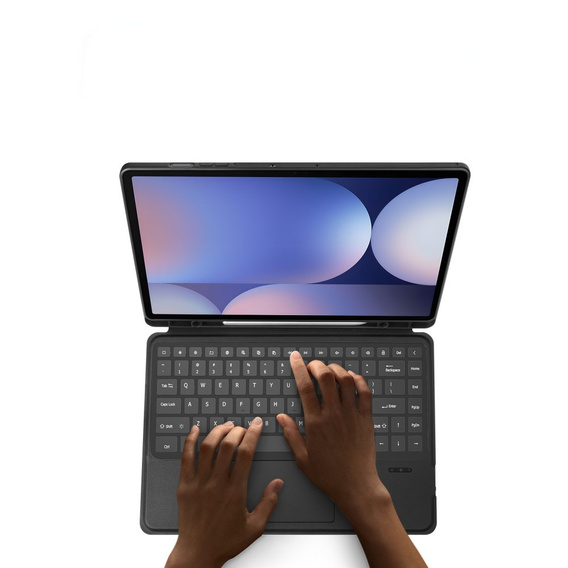 Husă pentru tastatură pentru Samsung Galaxy Tab S8 Ultra / S9 Ultra / S10 Ultra, Dux Ducis DK Series, negru