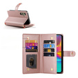 Cu clapetă pentru Samsung Galaxy A56 5G, Wallet Zipper Pocket, roz