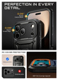 Carcasă Supcase pentru iPhone 17 Pro Max, Unicorn Beetle Pro, negru