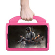 Husă pentru copii pentru Samsung Galaxy Tab A 10.1 2019 SM-T510 SM-T515, husă pentru copii cu mâner, roz