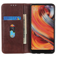 Huse pentru Motorola Moto G24 / G24 Power / G04, Wallet Litchi Leather, maro