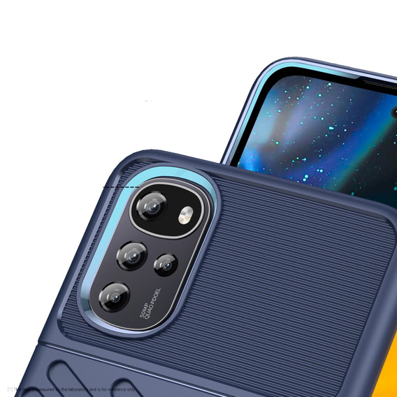 Huse pentru Motorola Moto G22, Thunder, albastru