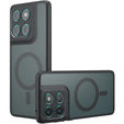 Husă pentru Motorola Edge 60 / 60 Fusion, pentru MagSafe, ERBORD Matt Case, negru