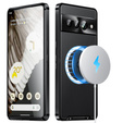 Carcasă de protecție pentru camera foto pentru Google Pixel 8 Pro, CamShield MagSafe, transparent / negru