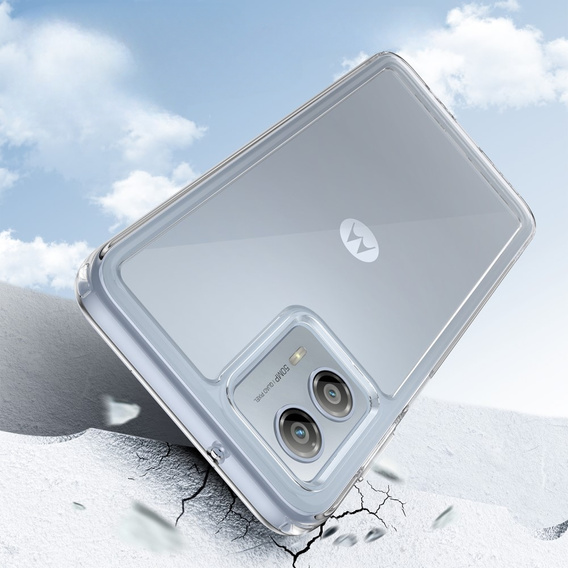 Huse pentru Motorola Moto G53 5G, Fusion Hybrid, transparentă