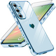 Carcasa pentru Samsung Galaxy A56, Electro heart, albastru + sticlă 9H