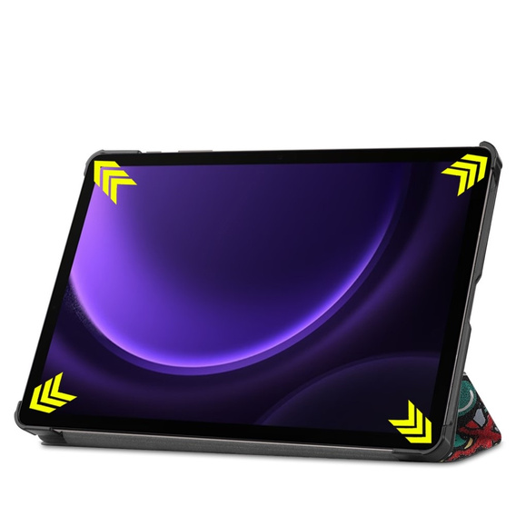 Husă pentru Samsung Galaxy Tab S10 Lite / S10 FE / S9 FE, cu clapetă, graffiti
