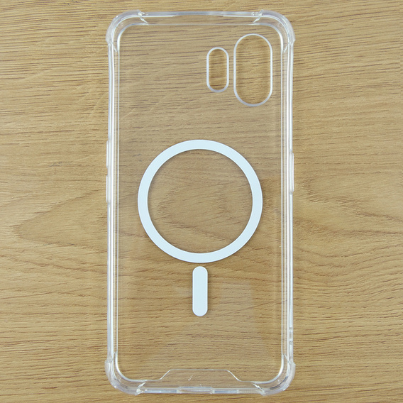 Husă pentru Nothing Phone 2, Fusion Hybrid Case, pentru MagSafe, transparentă