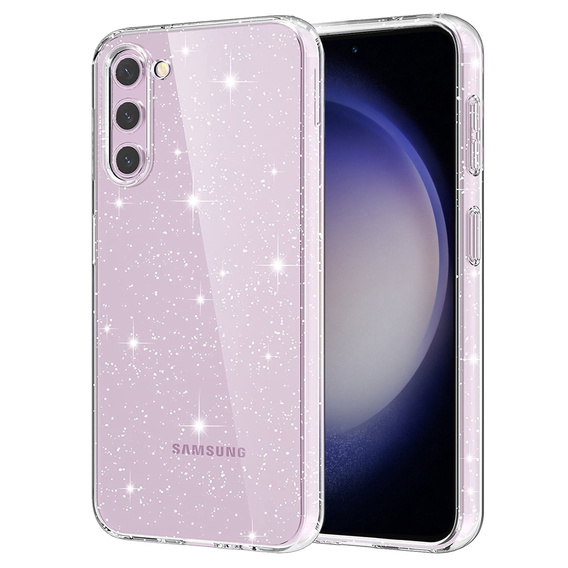 Huse pentru Samsung Galaxy S23, Glittery Powder, transparentă