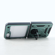 Husă blindată pentru Samsung Galaxy Z Flip5 5G, Nox Case Ring, verde