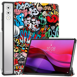 Husă pentru Lenovo Yoga Tab Plus, Smartcase, graffiti