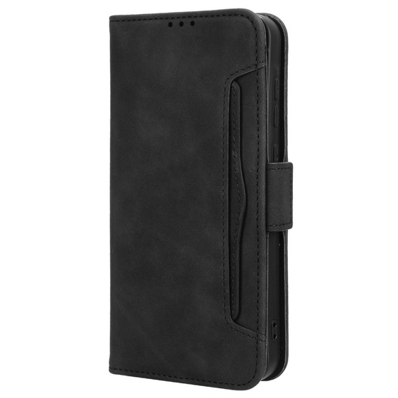 Cu clapetă pentru Samsung Galaxy A55 5G, Card Slot, negru