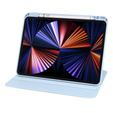 Husă pentru iPad Pro 11" 2022/2021/2020 (4/3/2 gen.), cu spațiu pentru stylus, rotativ la 360 °, albastru