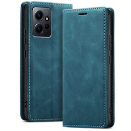 Husă pentru Xiaomi Redmi Note 12 4G, ERBORD Vintage, portofel cu clapetă, albastru
