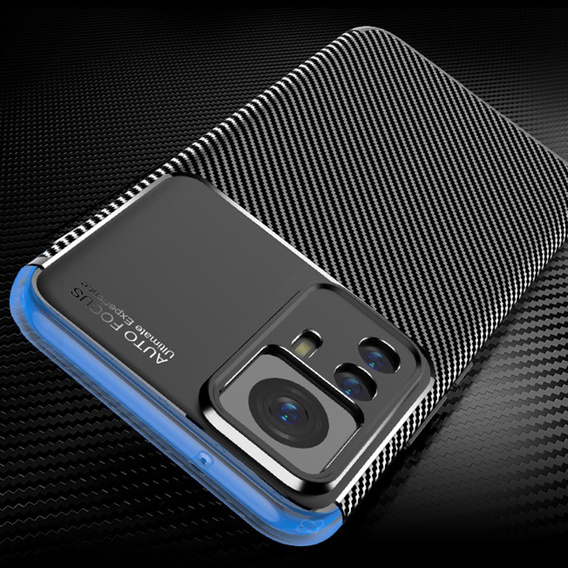 Huse pentru Xiaomi 12T, Carbon Gel, negru