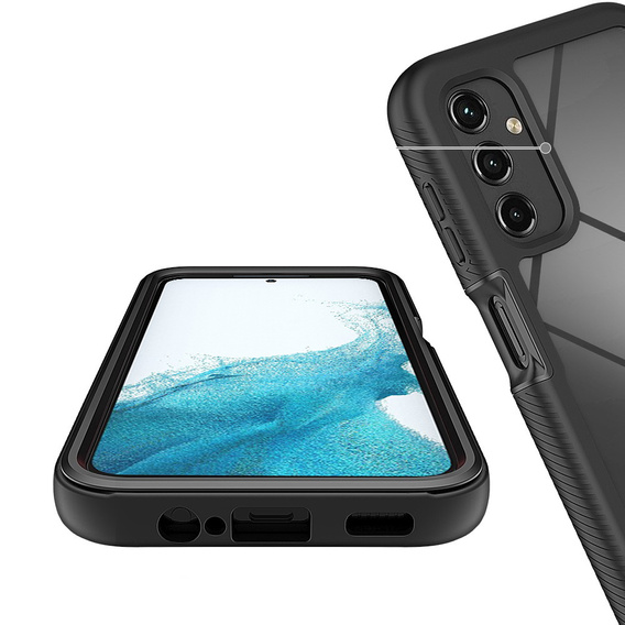 Carcasă pentru Samsung Galaxy A34 5G, Shockproof, cu folie, negru