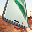 Husă din piele pentru Honor Magic 6 Pro 5G, leather hybrid, gri