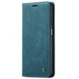 Husa CASEME pentru Samsung Galaxy A04S / A13 5G, Leather Wallet Case, verde