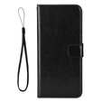 Cu clapetă pentru Xiaomi Redmi Note 14 5G, Crazy Horse Wallet, negru