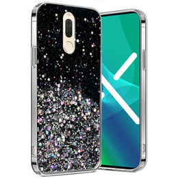 Huse pentru Huawei Mate 10 Lite, Glittery, negru