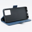 Cu clapetă pentru Motorola Moto G54 5G, Card Slot, albastru