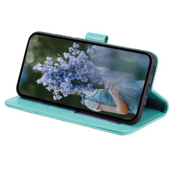 Cu clapetă pentru Realme 12 Pro 5G / 12 Pro+ 5G, Mandala, verde