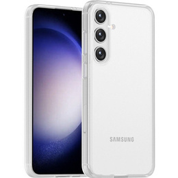 Carcasă pentru Samsung Galaxy S24+ Plus, Fusion Hybrid, cu protecție pentru camera foto, transparentă