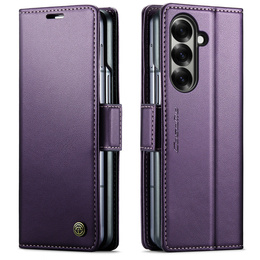 CASEME Litchi Wallet flip caz pentru Samsung Galaxy Z Fold7 5G