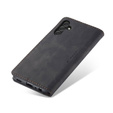 Husa CASEME pentru Samsung Galaxy A04S / A13 5G, Leather Wallet Case, negru