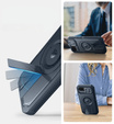 Carcasă blindată pentru iPhone 16e, Dexnor CamProtect MagSafe, albastru